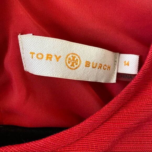 Tory BURCH-Linen Silk Blend Kimberly Belted Dress - Picture 10 of 13